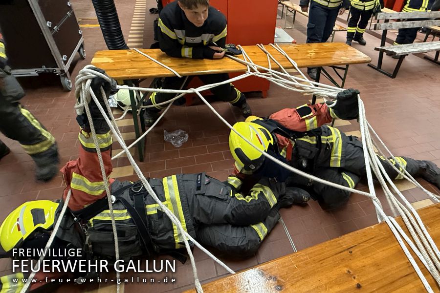 Ausbildung mit der Feuerwehr Mittenwalde